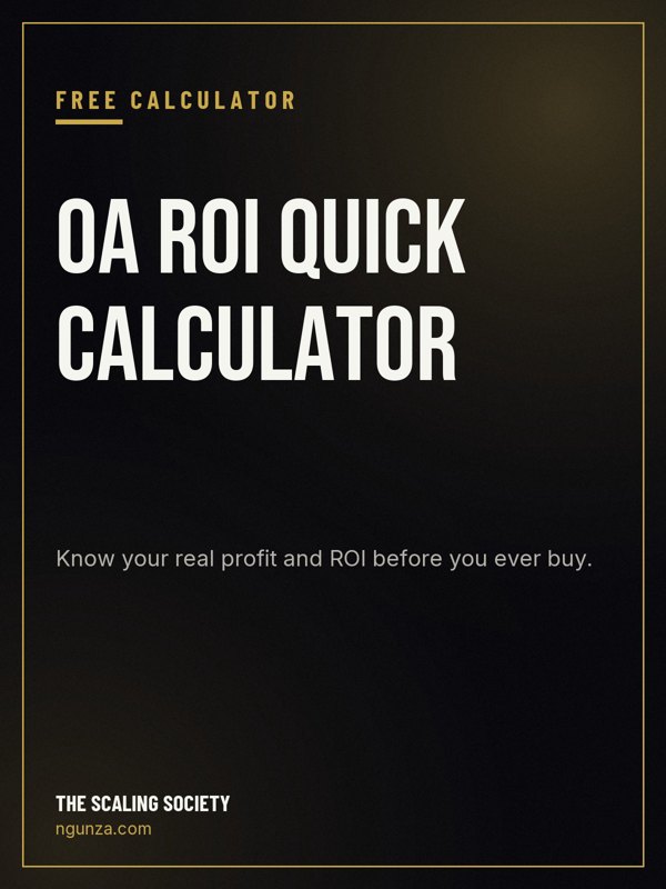The OA ROI Quick Calculator cover